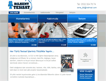 Tablet Screenshot of bilkenttesisatci.com